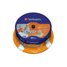 Verbatim DVDV-16B25PP DVD-R cake box nyomtatható DVD lemez 25db/csomag írható és újraírható média