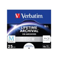 Verbatim M-Disc - BD-R x 5 - 25 GB - storage media (43823) - Lemez írható és újraírható média