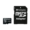 Verbatim Memóriakártya VERBATIM "PRO" microSDHC Class 10 64 GB + adapter