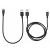 Verbatim MicroUSB - USB-A adat- és töltőkábel 100cm és 30cm fekete (48875) (Verbatim48875)