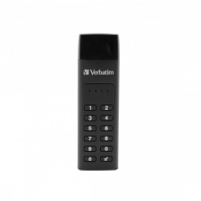Verbatim Pen Drive 128GB Verbatim Keypad Secure fekete USB-C (49432) pendrive