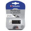 Verbatim Pen Drive 256GB Verbatim PinStripe USB 3.0 fekete (49320) (49320)