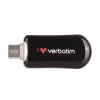 Verbatim Pendrive, 128GB, USB-C 3.2 Gen1, VERBATIM "Plectra", fekete