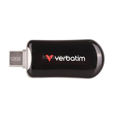 Verbatim Pendrive, 128GB, USB-C 3.2 Gen1, VERBATIM &quot;Plectra&quot;, fekete pendrive