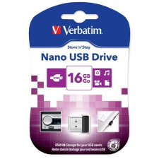 Verbatim Pendrive, 16GB, USB 2.0, 10/3MB/sec, VERBATIM &quot;Nano&quot; pendrive