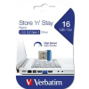 Verbatim Pendrive, 16GB, USB 3.2, 80/25MB/s, VERBATIM Nano (UV16GNS)
