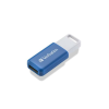 Verbatim Pendrive, 64GB, USB 2.0, VERBATIM "Databar", kék