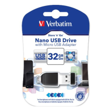 Verbatim Store 'N' Stay Nano Usb Drive 32GB + OTG Adapter pendrive