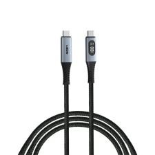 Verbatim Sync & Charge 100W Cable with Power Display 1,2m Black kábel és adapter