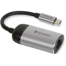 Verbatim USB-C 10 cm-es ETHERNET ADAPTER GIGABITÍTÁSÁHOZ kábel és adapter