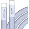 Verbatim USB Type C Type C SoftTouch Töltő/adatkábel PD3.0 60W Lila 1.2m SP116272