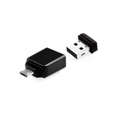 Verbatim Verbatim 16GB NANO USB Drive with Micro USB (OTG) Adapter Black pendrive