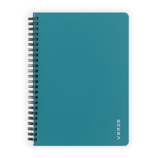 VERDE 8-872 60 lapos A5 Vonalas spirálfüzet - Türkiz (8-872) füzet