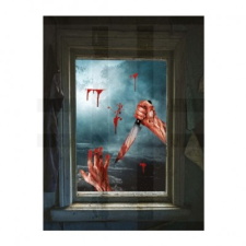  VÉRES ABLAKMATRICA KÉSSEL party kellék