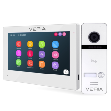 Veria 3001-W videotelefonból és Veria 301 beléptető állomásból álló WiFi-készlet kaputelefon