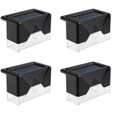 Verk 12323 Napelemes kerti LED lámpa, alkonyérzékelős, 4 db kültéri világítás