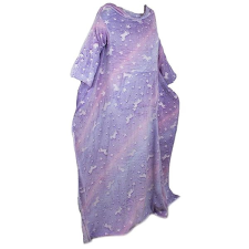 Verk 24307 Fleece ujjas takaró, világító, csillagok, lila lakástextília