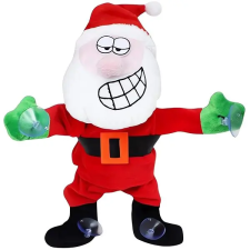 Verk 26287, 30 cm, táncoló és éneklő Mikulás plüssfigura