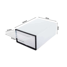 Verk Group Cipősdoboz-szervező konténer pattintós szekrénnyel bútor