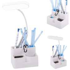 Verk Group VG 12288 24 LED iskolai asztali lámpa, asztali rendszerező, fehér világítás