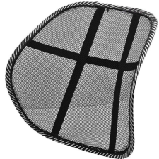 Verk Group VG - 15420 légáteresztő deréktámasz, 37,5cm x 39cm, Fekete gyógyászati segédeszköz