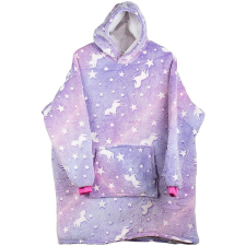 Verk kapucnis, XXL fénylő csillagok lila lakástextília