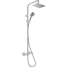Vernis Shape Termosztátos Zuhanyrendszer - 230 mm Fejzuhany, 2 Funkció fürdőkellék