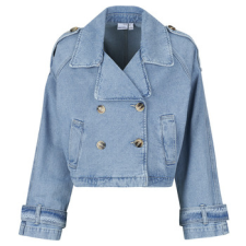 Vero Moda Ballonkabátok VMLELOU SHORT LS TRENCHCOAT Kék EU XL női dzseki, kabát