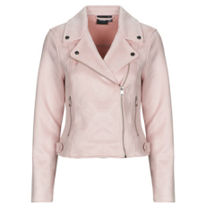 Vero Moda Bőrkabátok  VMJOSE SHORT FAUX SUEDE Rózsaszín EU S