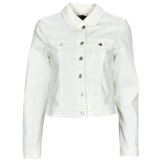 Vero Moda Farmerkabátok VMLUNA LS SLIM DNM JACKET MIX GA NOOS Fehér EU XXL
