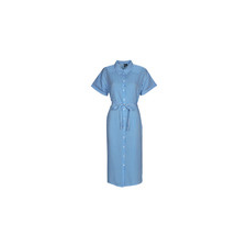 Vero Moda Hosszú ruhák VMBUMPY SS CALF SHIRT DRESS NOOS Kék EU S női ruha