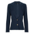 Vero Moda Kabátok / Blézerek VMEVA LS SLIM BLAZER W. GOLD BUTTON  GA Tengerész EU XS