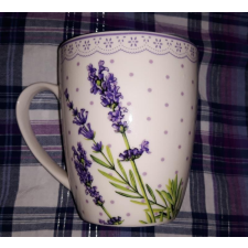 Veroni Lawenda levendulás porcelán bögre, 340 ml ajándéktárgy