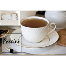 Veroni V.B.08831 Puccini porceláncsésze+alj,250ml,2 személyes,dobozban bögrék, csészék