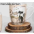 Veroni V.B.18106 Koty porcelánbögre 360ml, Cicás, (macskák párban) Veroni, 1db