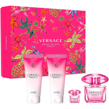 Versace Bright Crystal Absolu Ajándékszett, Eau de Parfum 90ml + Body Milk 100ml + Shower gel 100ml +Eau de Parfum 5ml, női kozmetikai ajándékcsomag