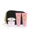 Versace Bright Crystal eau de toilette for women 90 ml + testápoló 100 ml + tusfürdő 100 ml + kosmetická taška ajándék szett