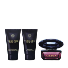 Versace Crystal Noir SET W (EDP 50ml + BL 50ml + SG 50ml) kozmetikai ajándékcsomag
