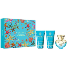 Versace Dylan Turquoise Ajándékcsomag - 50ml Parfüm, 50ml Testápoló, 50ml Tusfürdő kozmetikai ajándékcsomag