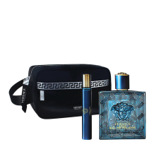 Versace Eros SET M (EDT 100ml + EDT 10ml + Bag) kozmetikai ajándékcsomag