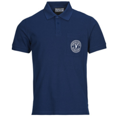 Versace Jeans Couture Rövid ujjú galléros pólók 78GAGT01 Kék EU L