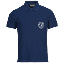 Versace Jeans Couture Rövid ujjú galléros pólók 78GAGT01 Kék EU XL férfi póló
