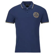 Versace Jeans Couture Rövid ujjú galléros pólók 80GAGT03 Tengerész EU S férfi póló