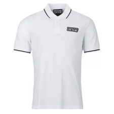Versace Jeans Couture Rövid ujjú galléros pólók 80GAGT17 Fehér EU S férfi póló