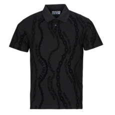Versace Jeans Couture Rövid ujjú galléros pólók POLO77GAG6R0 Fekete EU L
