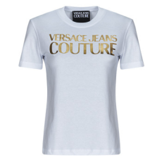 Versace Jeans Couture Rövid ujjú pólók 78HAHT01 Fehér EU L