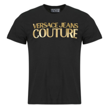 Versace Jeans Couture Rövid ujjú pólók 80GAHT00 Fekete  EU M férfi póló