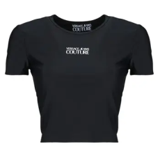 Versace Jeans Couture Rövid ujjú pólók 80HAH6A2 Fekete EU M