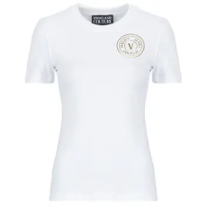 Versace Jeans Couture Rövid ujjú pólók 80HAHT02 Fehér EU XS
