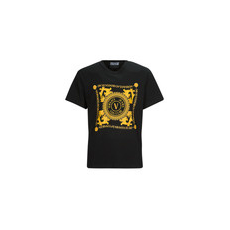 Versace Jeans Couture Rövid ujjú pólók GAHF07 Fekete EU S
